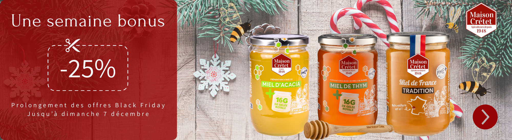 -25% sur votre panier ! 